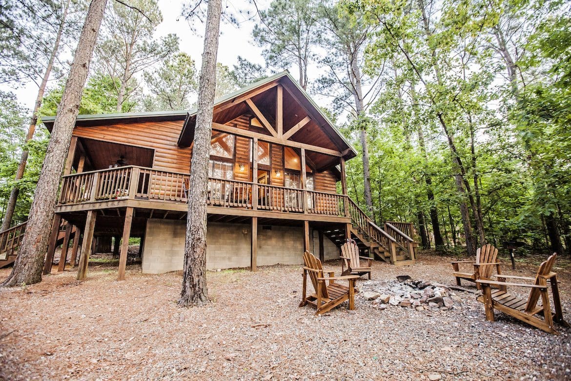 Oklahoma cabins: Gray Wolf Lodge